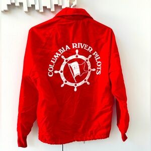 Vintage men’s coat - Columbia River pilots size small. Fur-lined.